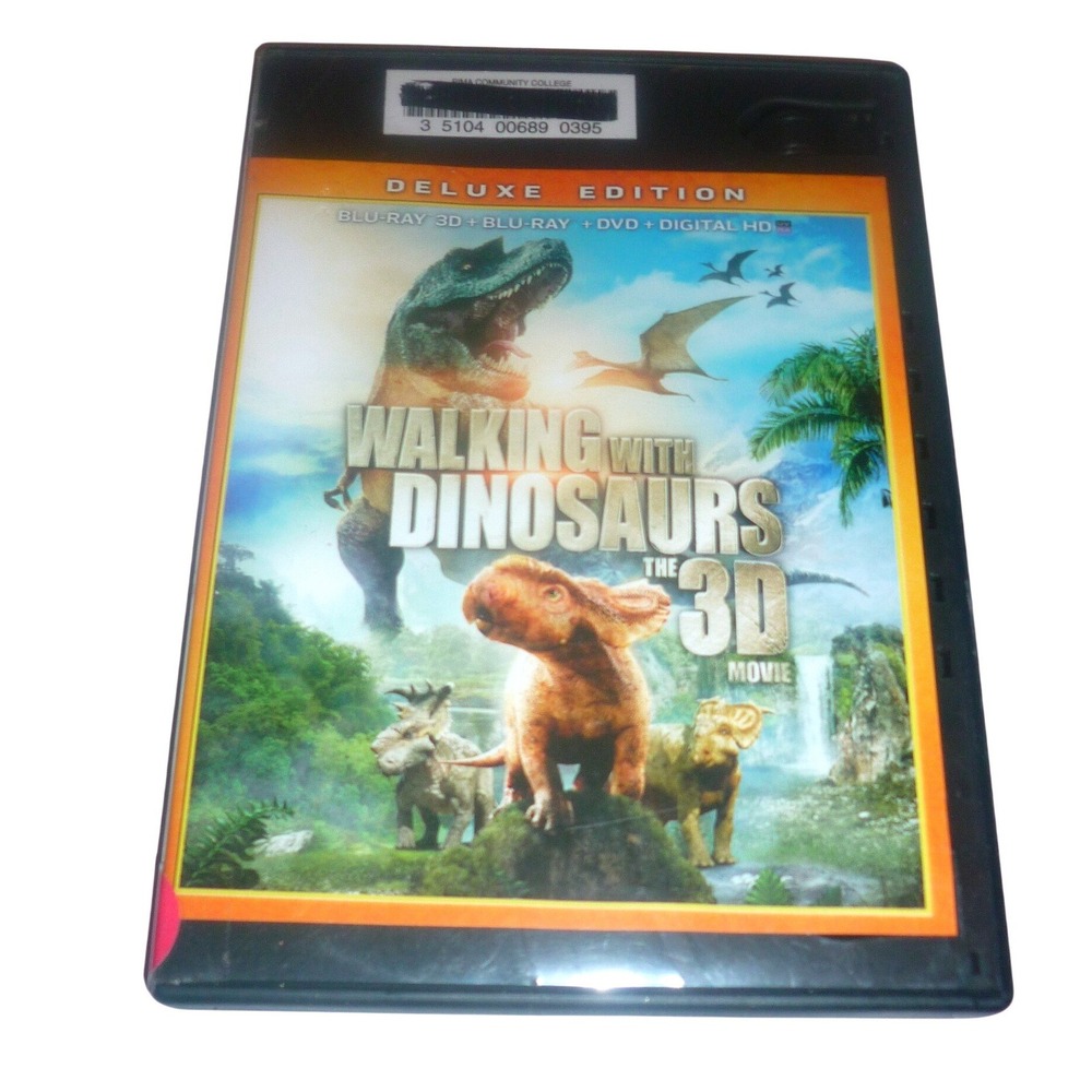 Walking With Dinosaurs The 3D Movie Deluxe Edition Blu-ray 3D Blu-ray DVD Set